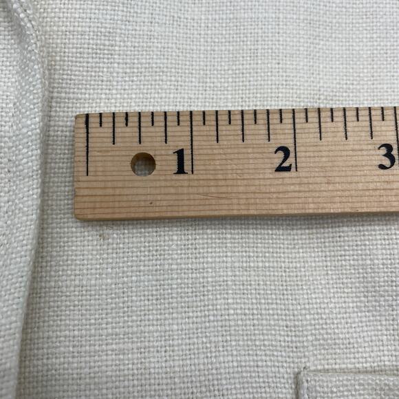 New LINDA ALLARD ELLEN TRACY Blazer Size 6 Cream Linen Oversized Summer Jacket - Picture 9 of 9